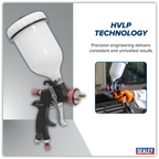 Professional HVLP Gravity Feed Spray Gun 1.3mm Set-Up HVLP01