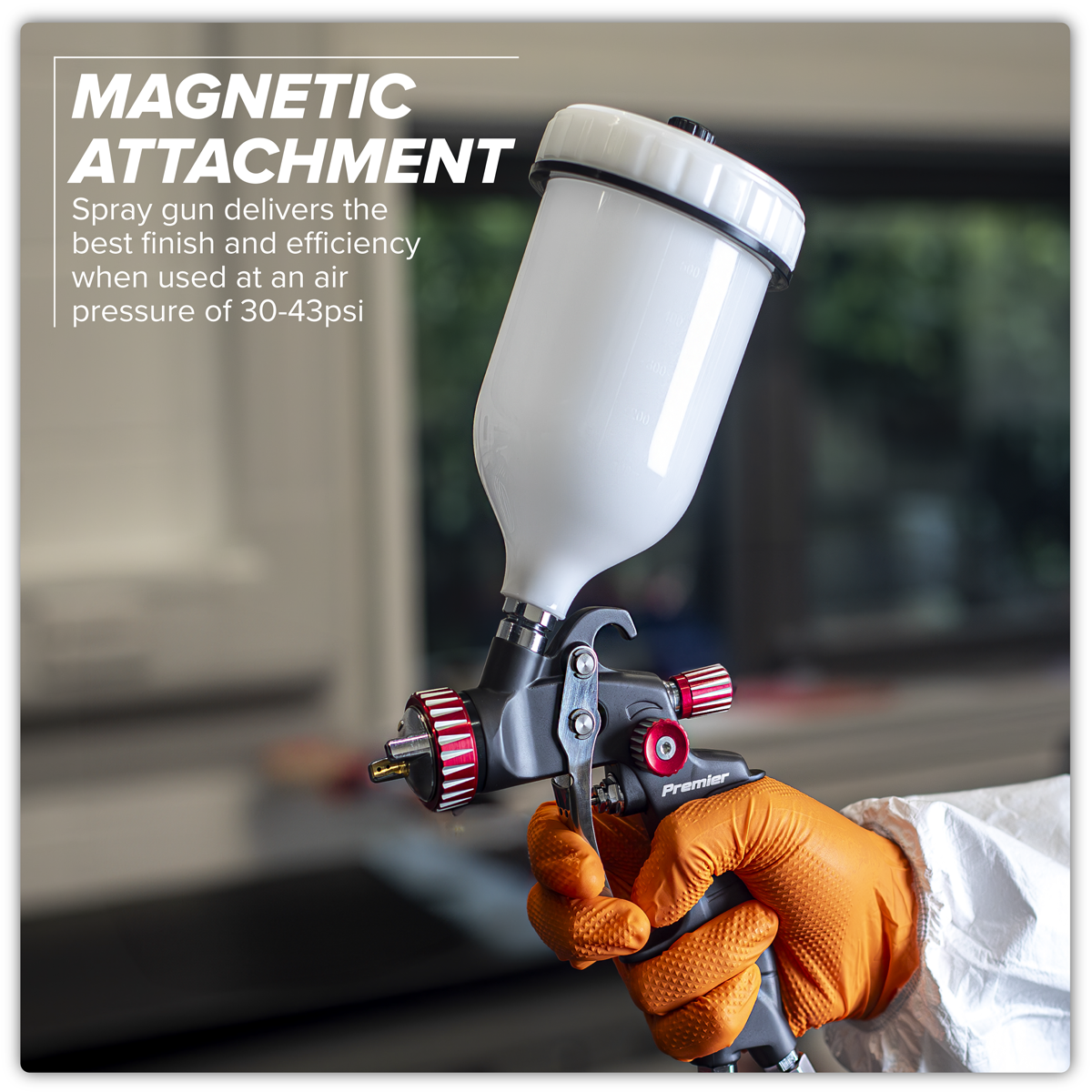 Professional HVLP Gravity Feed Spray Gun 1.3mm Set-Up HVLP01