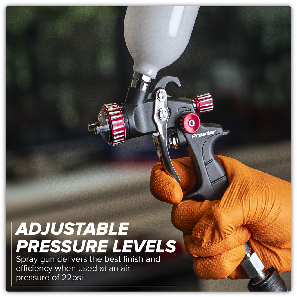 Professional HVLP Gravity Feed Touch-Up Spray Gun 1mm Set-Up HVLP04