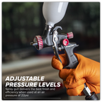 Professional HVLP Gravity Feed Touch-Up Spray Gun 1mm Set-Up HVLP04