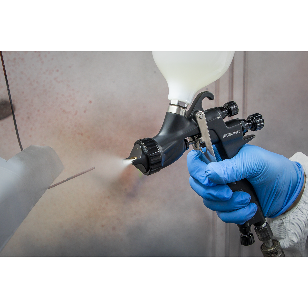Professional HVLP Gravity Feed Spray Gun 1.3mm Set-Up HVLP05