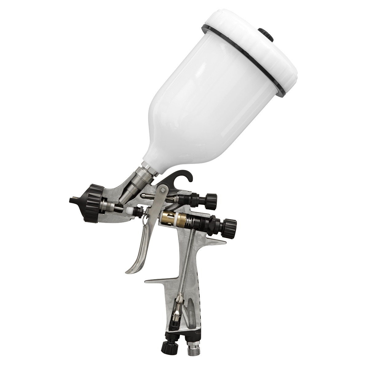Professional HVLP Gravity Feed Spray Gun 1.3mm Set-Up HVLP05