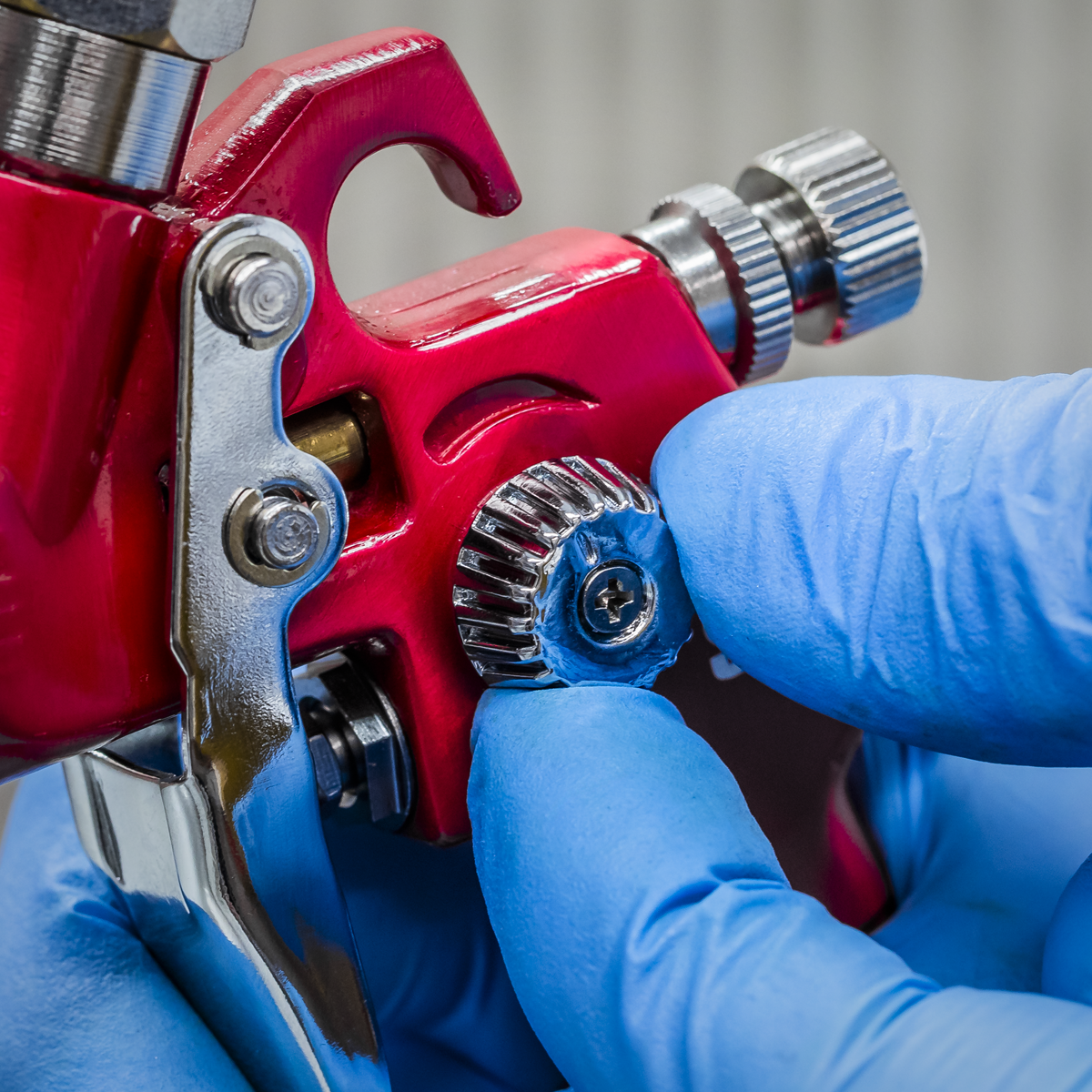 Workshop Series HVLP Gravity Feed Touch-Up Spray Gun 0.8mm Set-Up HVLP731