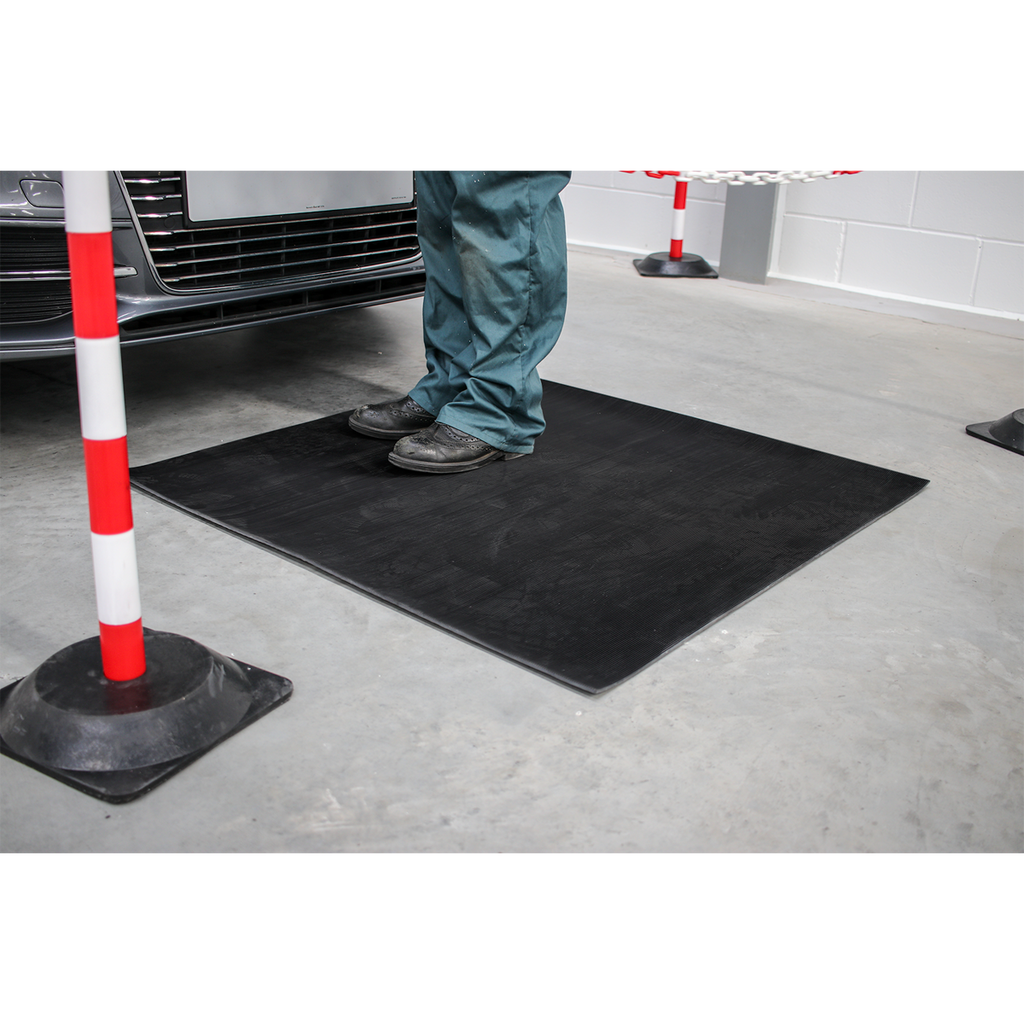 Electrician's Insulating Rubber Safety Mat 1 x 1m HVM17K02