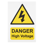 High Voltage Vehicle Warning Sign HVS1