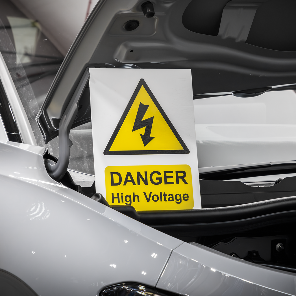 High Voltage Warning Sign 200 x 300mm HVSA4
