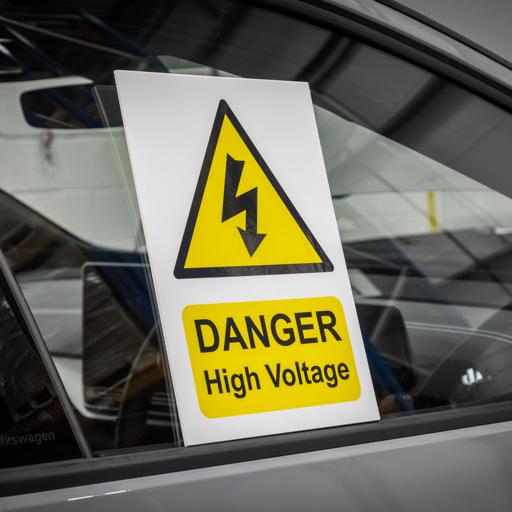 High Voltage Warning Sign 200 x 300mm HVSA4