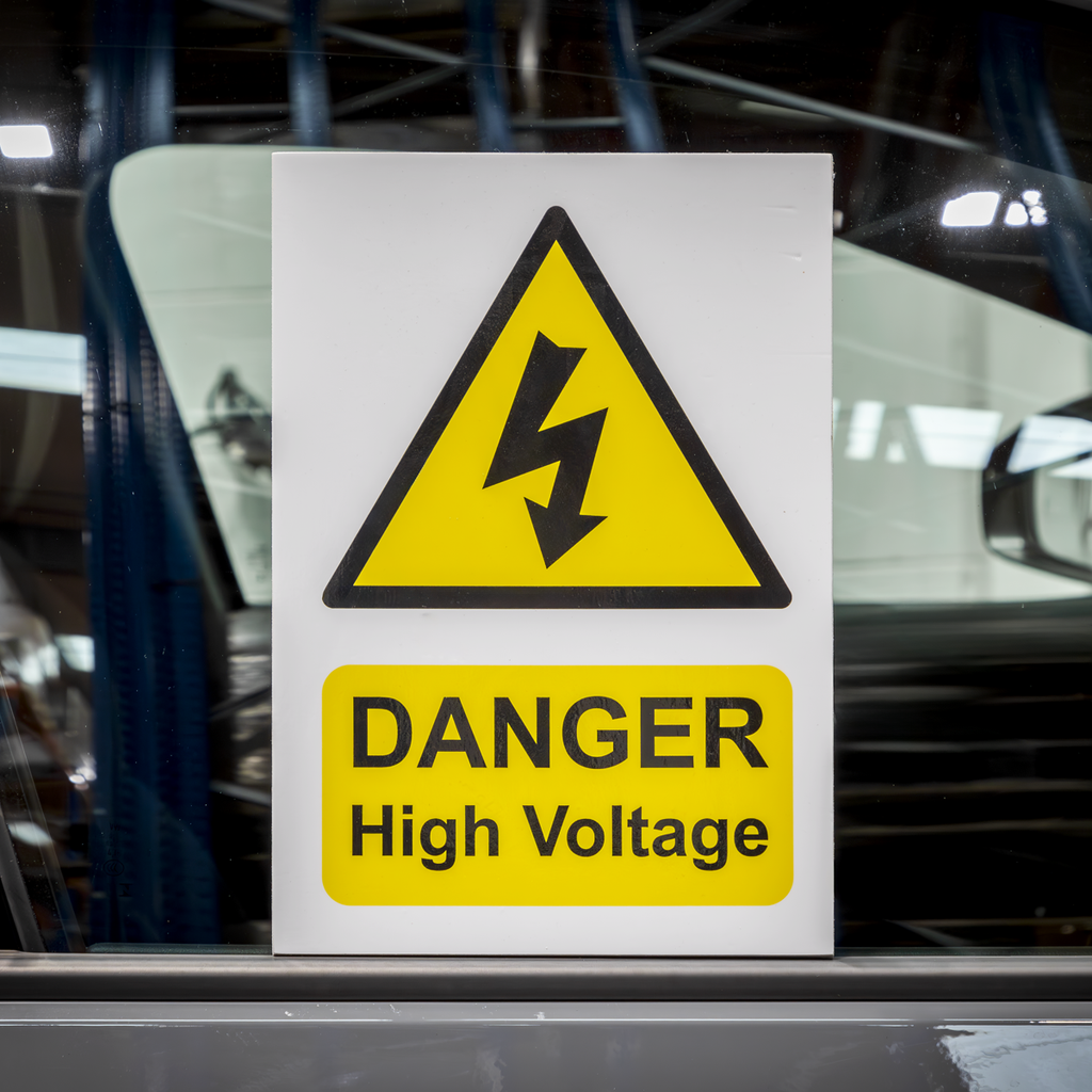 High Voltage Warning Sign 200 x 300mm HVSA4