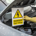 High Voltage Warning Sign 200 x 300mm HVSA4