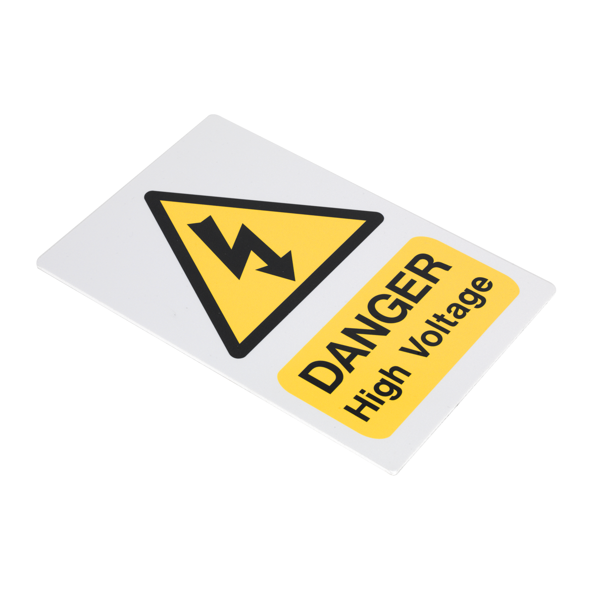High Voltage Warning Sign 200 x 300mm HVSA4