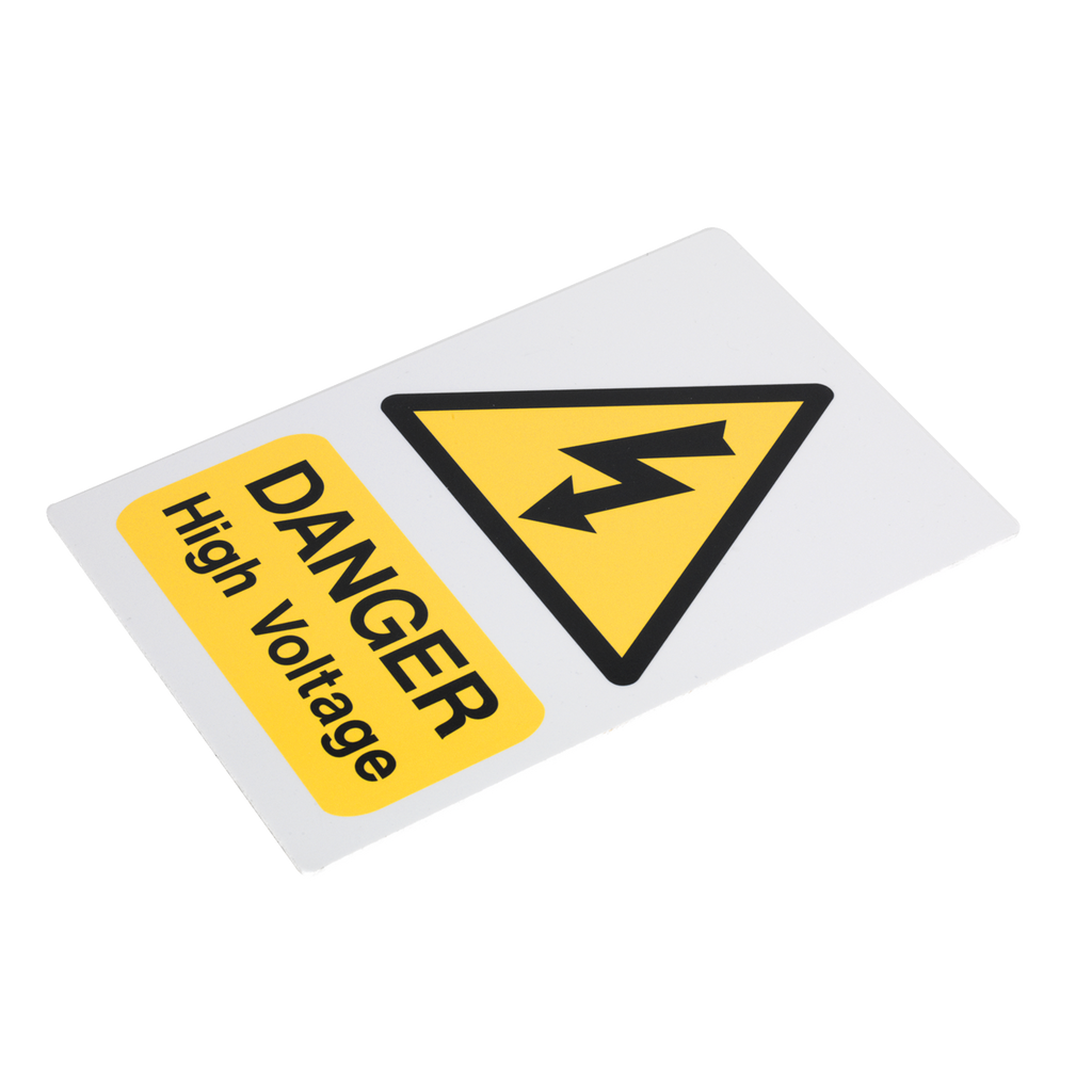 High Voltage Warning Sign 200 x 300mm HVSA4