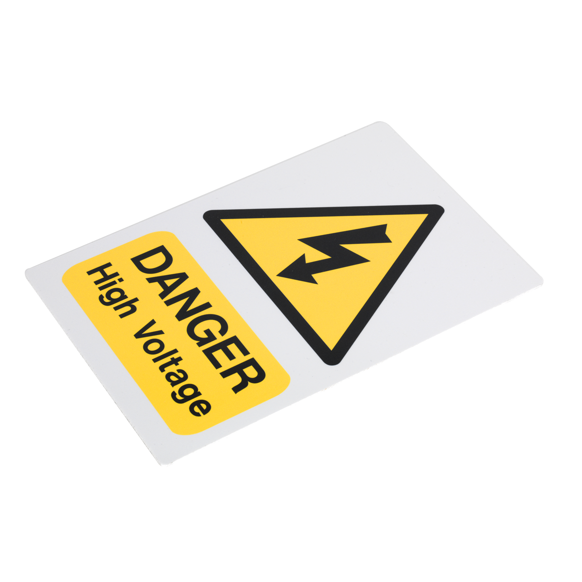 High Voltage Warning Sign 200 x 300mm HVSA4