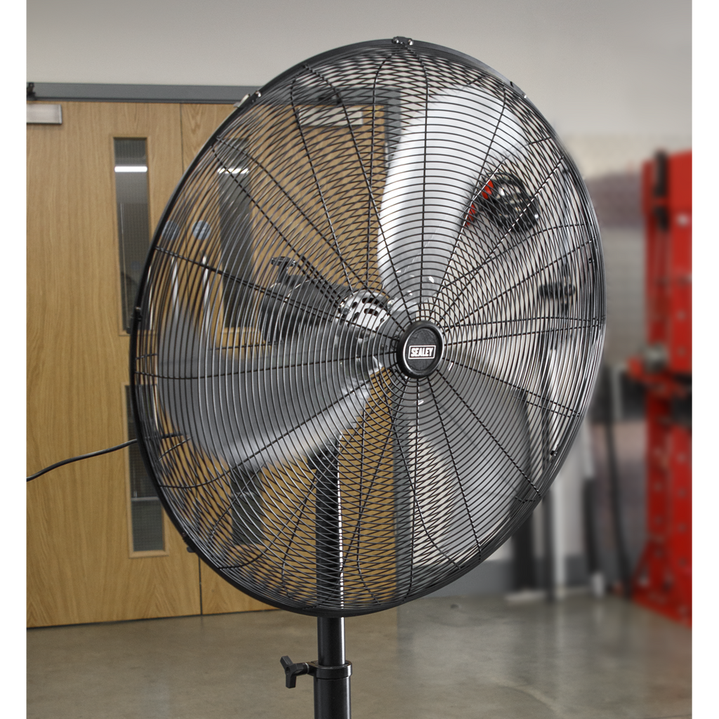 30" Industrial High Velocity Oscillating Pedestal Fan 230V HVSF30