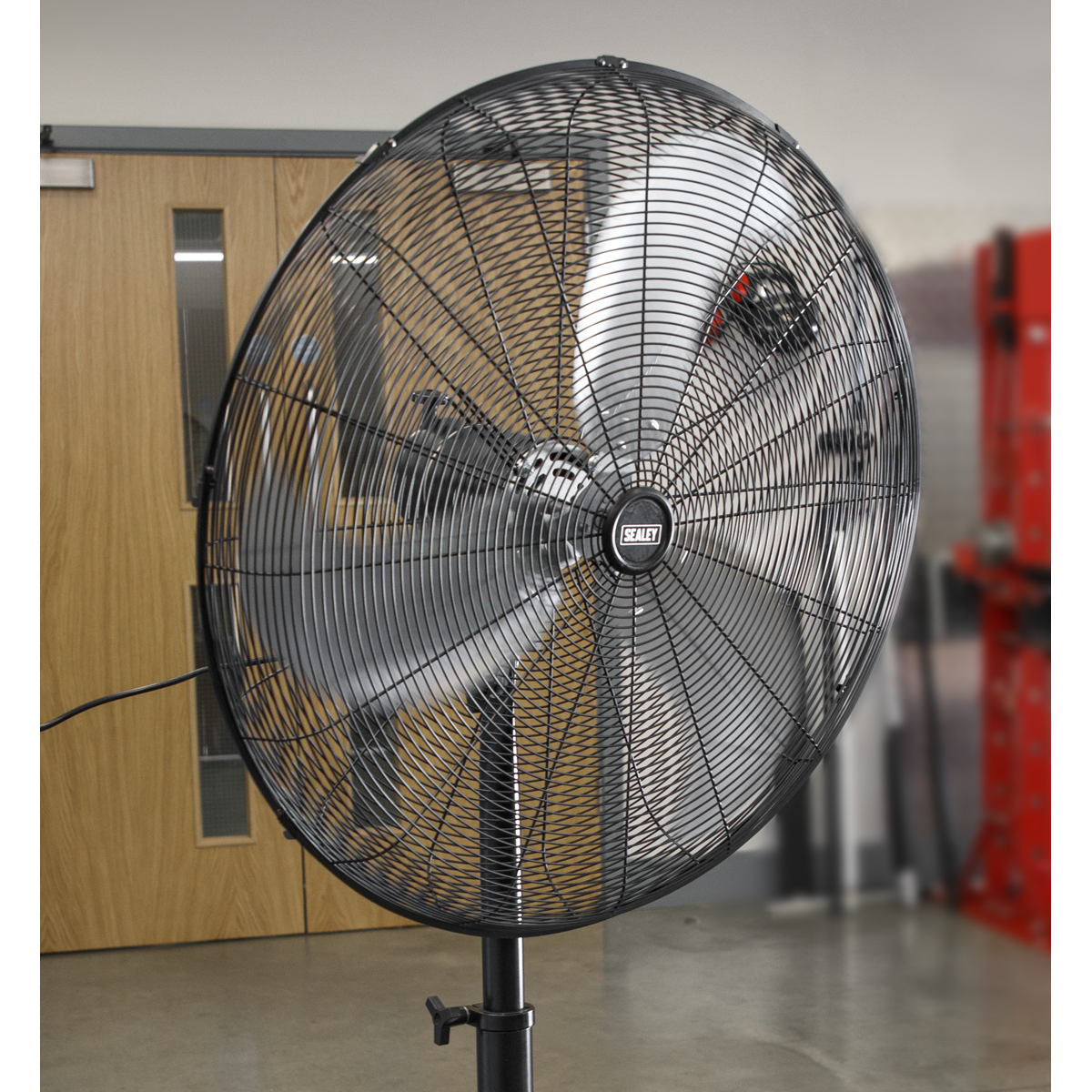 30" Industrial High Velocity Oscillating Pedestal Fan 230V HVSF30