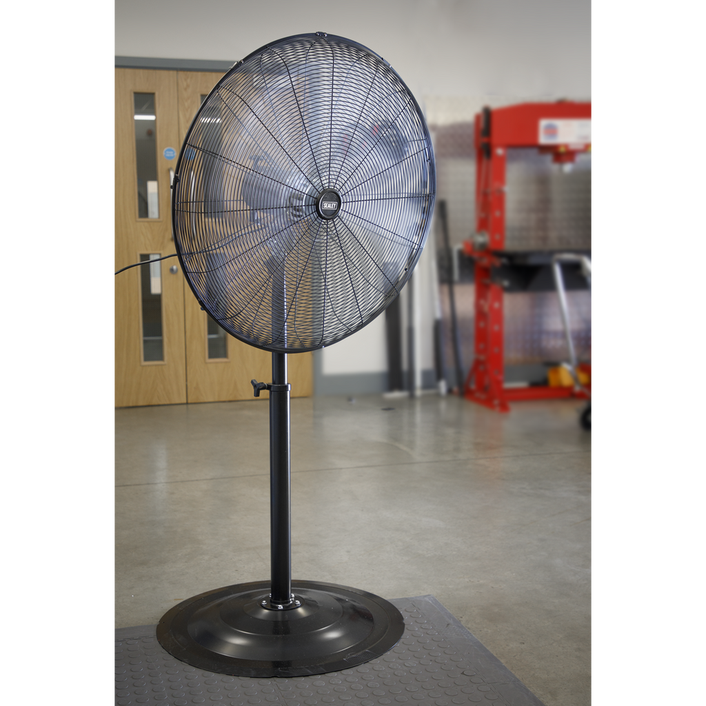 30" Industrial High Velocity Oscillating Pedestal Fan 230V HVSF30