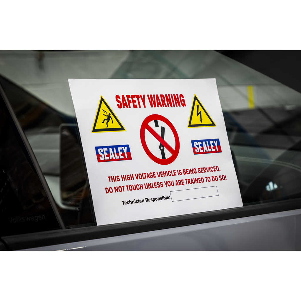 Hybrid/Electric Vehicle Warning Sign HYBRIDSIGN