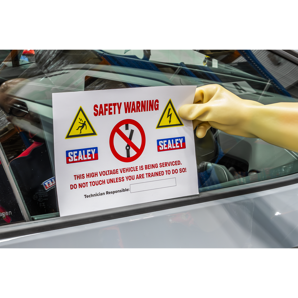 Hybrid/Electric Vehicle Warning Sign HYBRIDSIGN