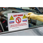 Hybrid/Electric Vehicle Warning Sign HYBRIDSIGN
