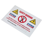 Hybrid/Electric Vehicle Warning Sign HYBRIDSIGN