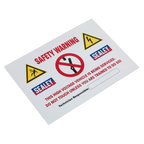Hybrid/Electric Vehicle Warning Sign HYBRIDSIGN