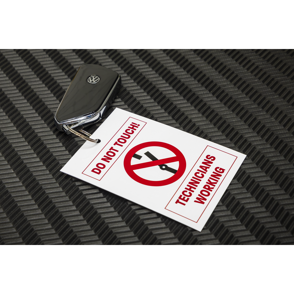 Hybrid/Electric Vehicle Keyring Warning Tag HYBRIDTAG