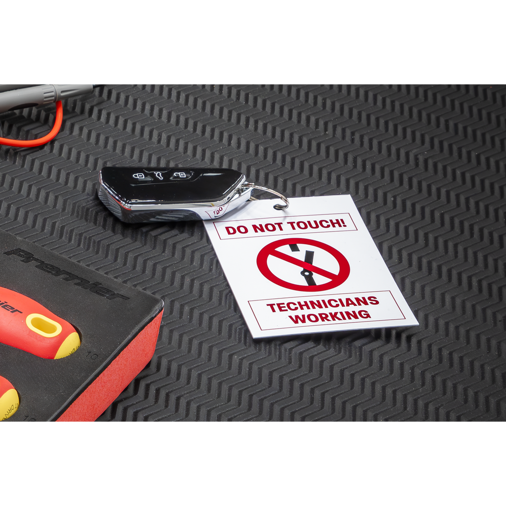 Hybrid/Electric Vehicle Keyring Warning Tag HYBRIDTAG
