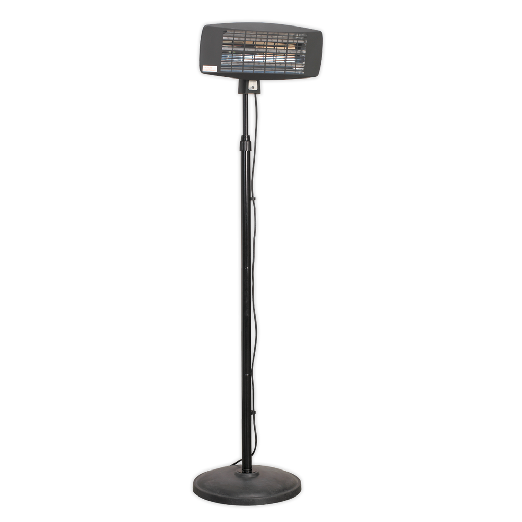Infrared Quartz Patio Heater with Telescopic Floor Stand 2000W/230V IFSH2003