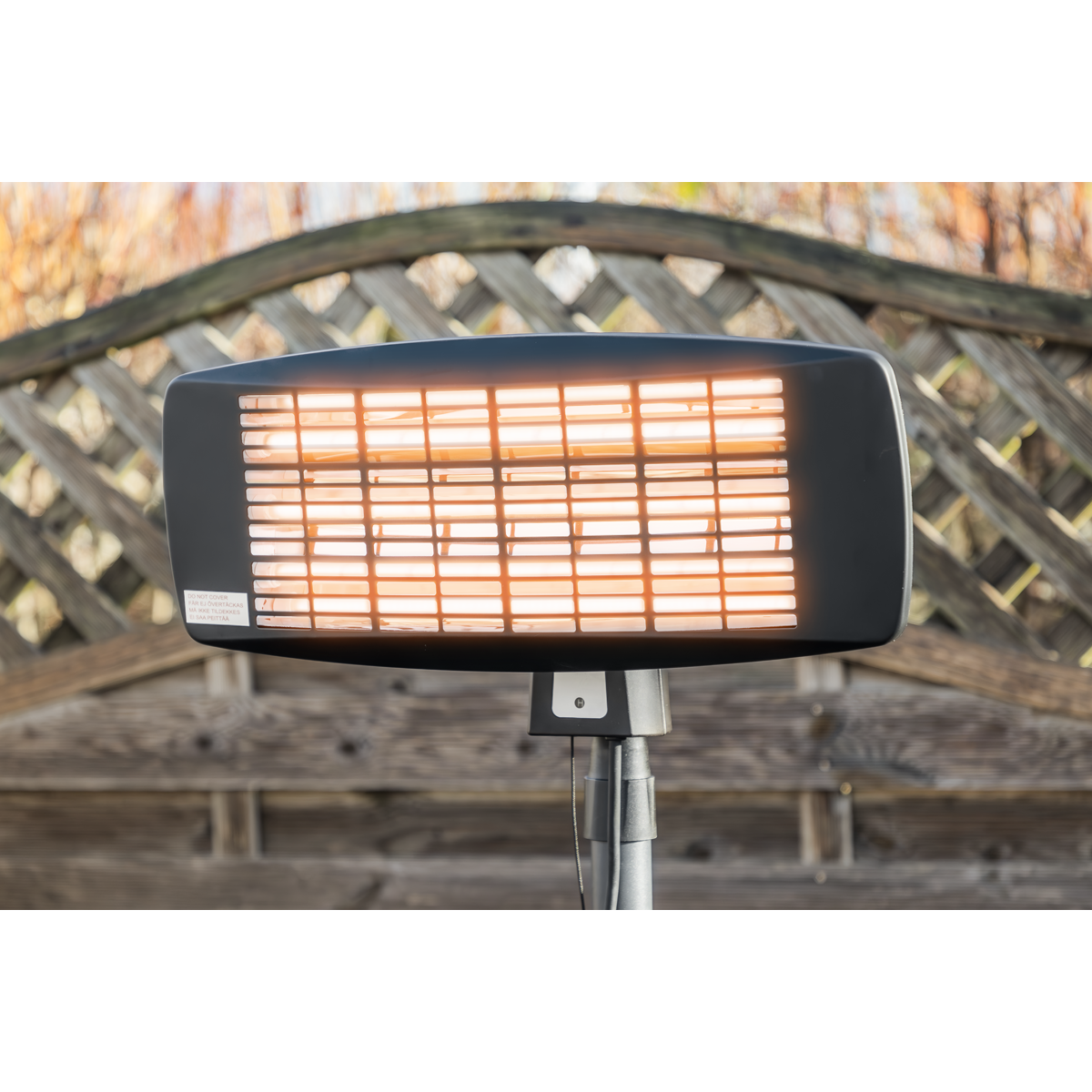 Infrared Quartz Patio Heater with Telescopic Floor Stand 2000W/230V IFSH2003