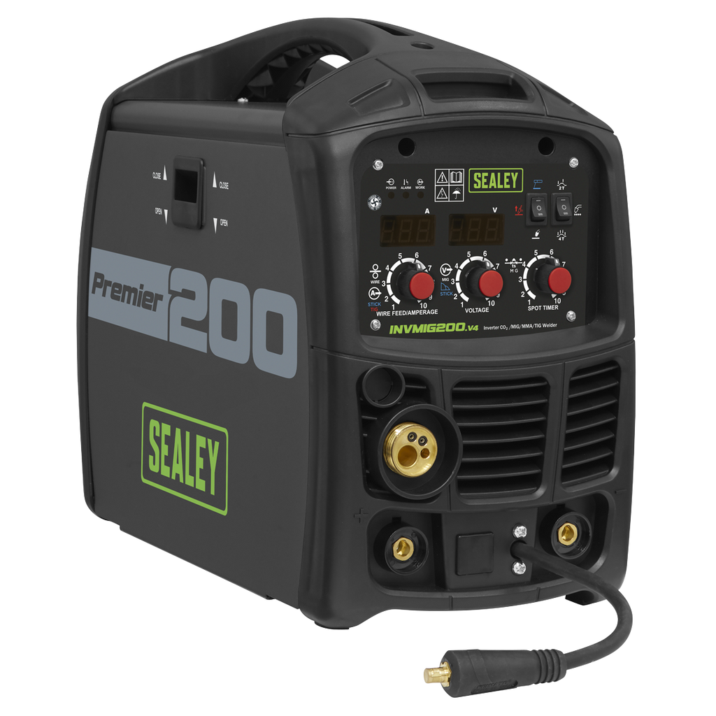 MIG, TIG & MMA Inverter Welder 200A INVMIG200