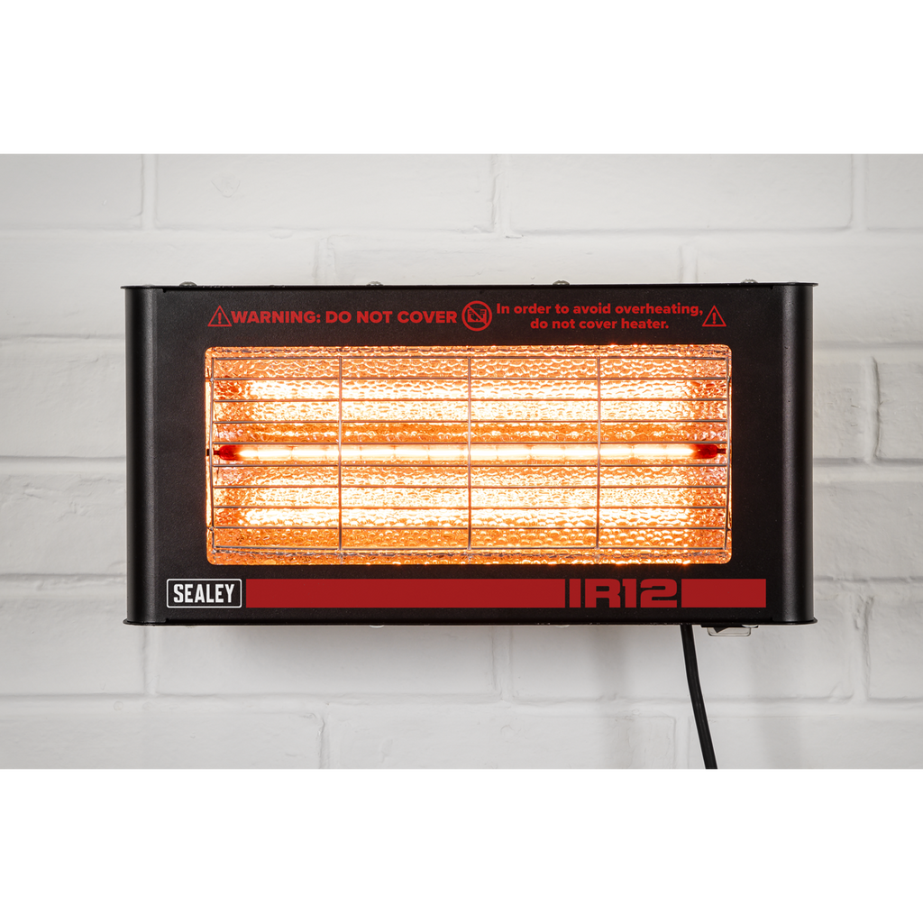 Wall Mounting Infrared Quartz Heater 1.2W/230V IR12