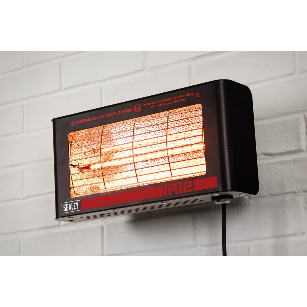 Wall Mounting Infrared Quartz Heater 1.2W/230V IR12
