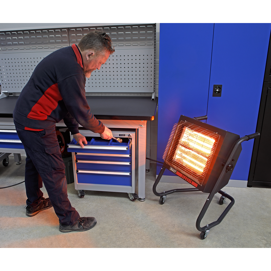 Infrared Halogen Heater 1.4/2.8kW 230V IR15