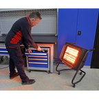 Infrared Halogen Heater 1.4/2.8kW 230V IR15