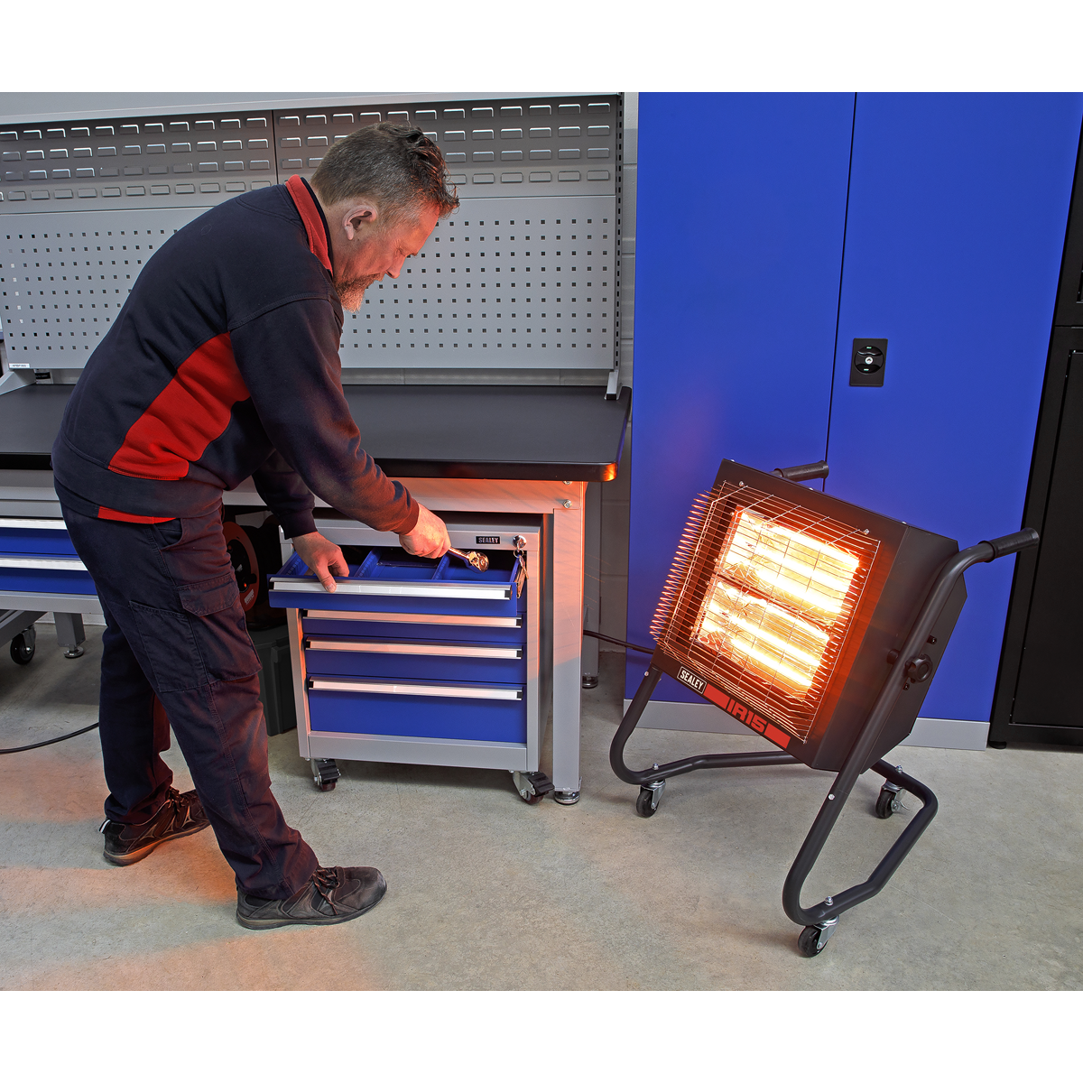 Infrared Halogen Heater 1.4/2.8kW 230V IR15