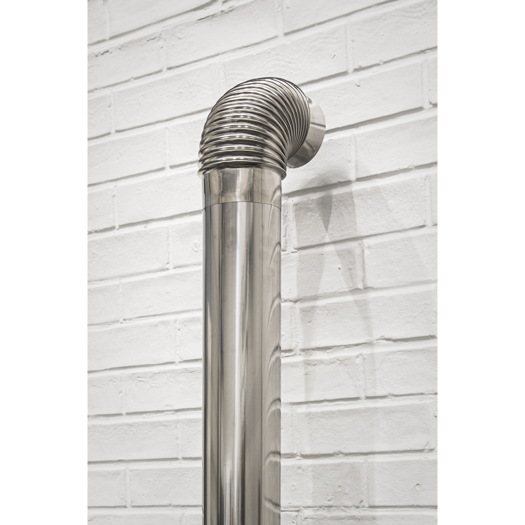 Stainless Steel Exhaust/Flue Extension Pipe for IR13/IR16 100mm 1000mm IREX2