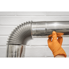 Stainless Steel Exhaust/Flue End Pipe for IR13/IR16 100mm 900mm IREX1
