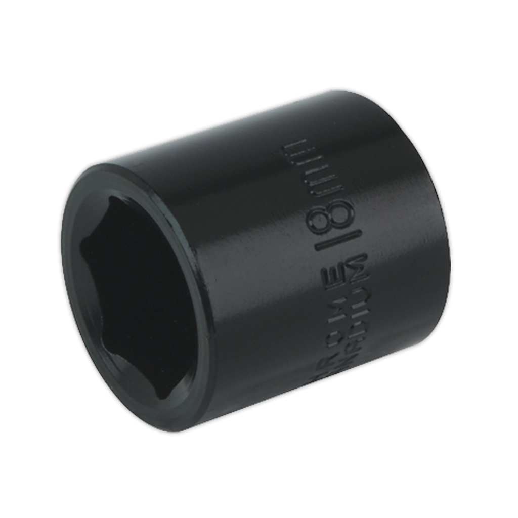 Impact Socket 3/8"Sq Drive 18mm IS3818