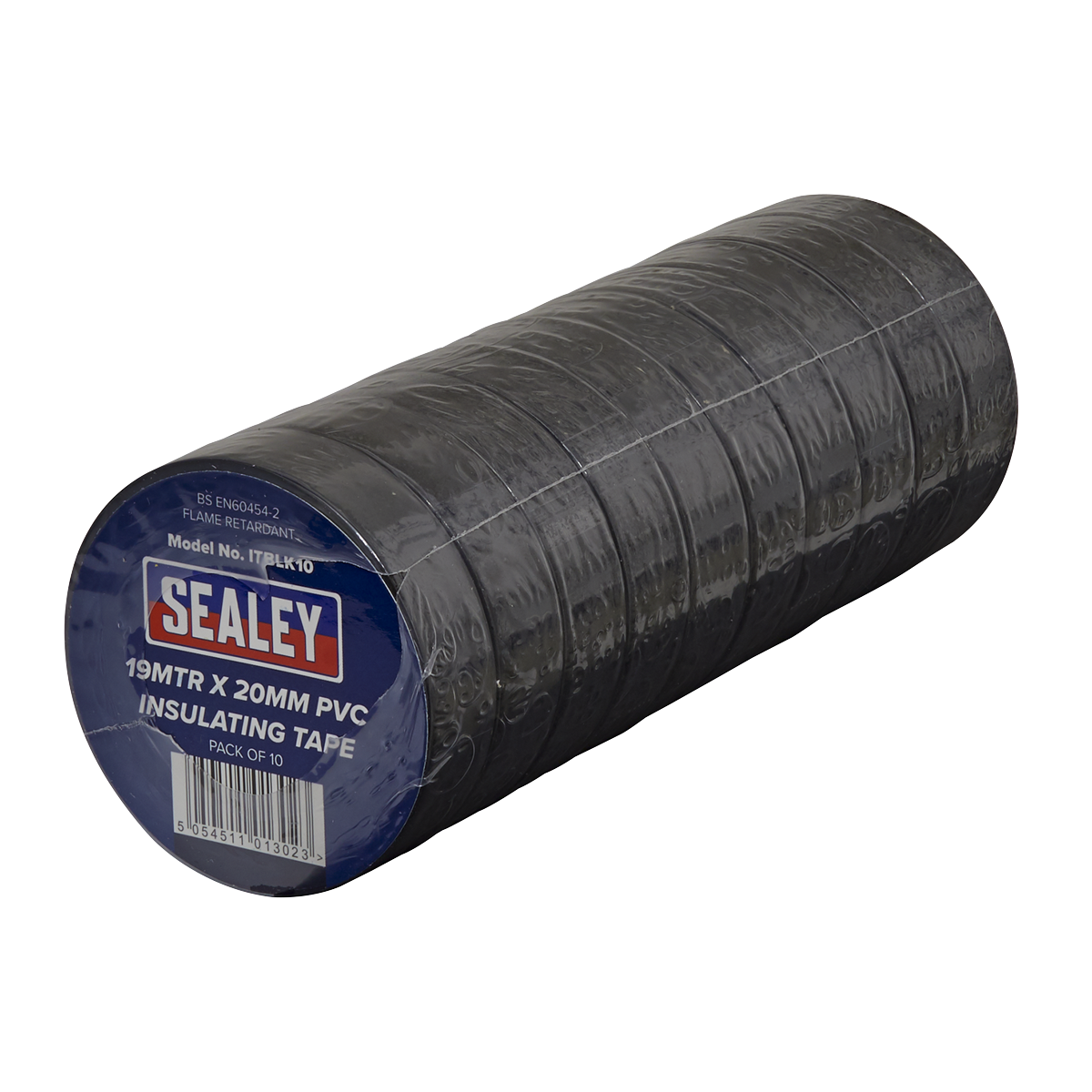 PVC Insulating Tape 19mm x 20m, Black - Pack of 10 ITBLK10