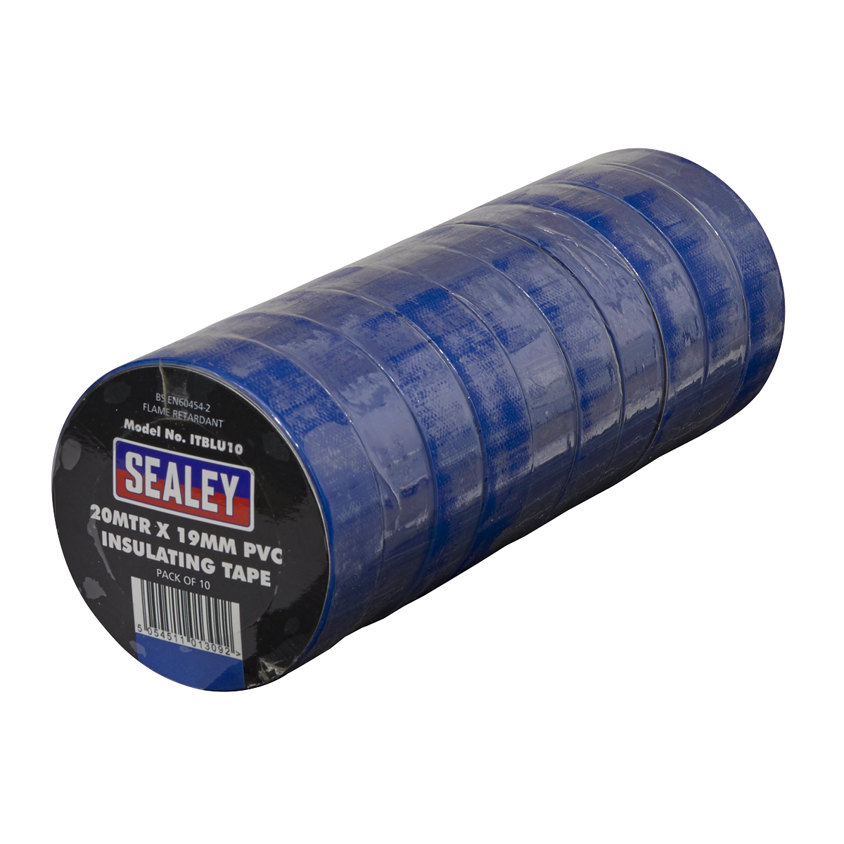 PVC Insulating Tape 19mm x 20m, Blue - Pack of 10 ITBLU10