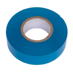 PVC Insulating Tape 19mm x 20m, Blue - Pack of 10 ITBLU10