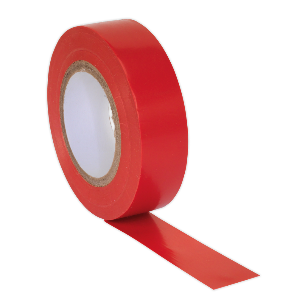 PVC Insulating Tape 19mm x 20m, Red - Pack of 10 ITRED10