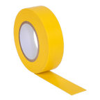 PVC Insulating Tape 19mm x 20m, Yellow - Pack of 10 ITYEL10