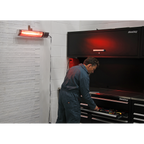 High Efficiency Wall Mounting Infrared Short Wave Heater 2000W IWMH2000R