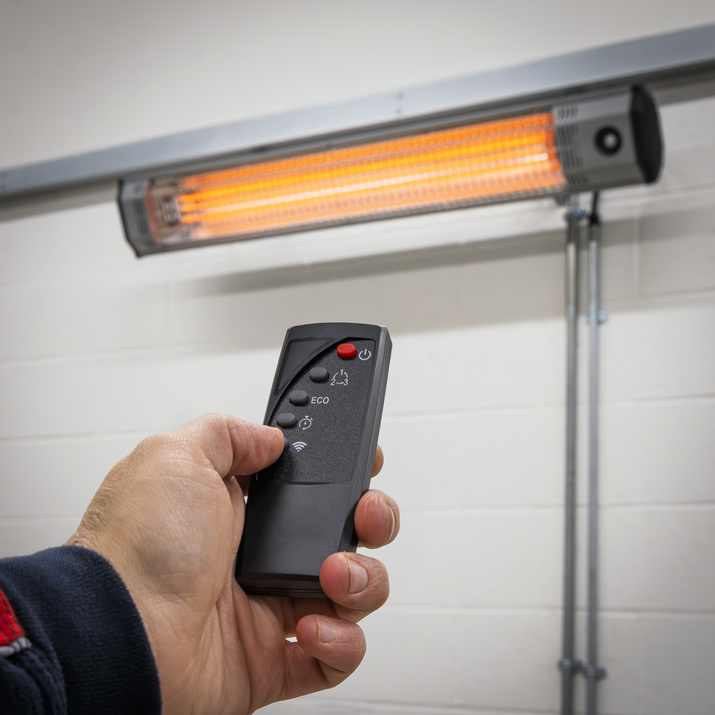 High Efficiency Infrared Short Wave Wall Mounting Heater 6000W/230V IWMH6000R