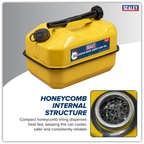 Explosive-Safe Jerry Can 10L - Yellow JC10RY