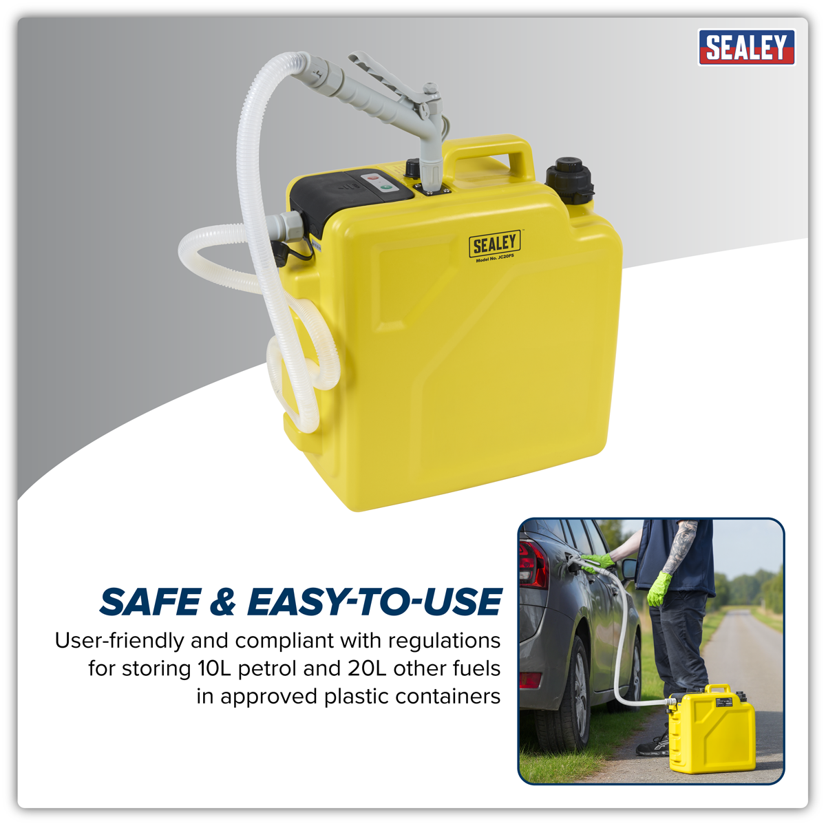 Multi-Powered Portable Fuelling Station 20L JC20FS