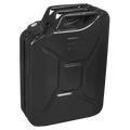 Screw Cap Metal Jerry Can 20L - Black JC20SCB