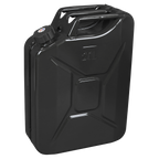 Screw Cap Metal Jerry Can 20L - Black JC20SCB
