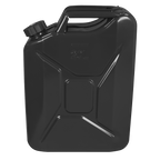 Screw Cap Metal Jerry Can 20L - Black JC20SCB