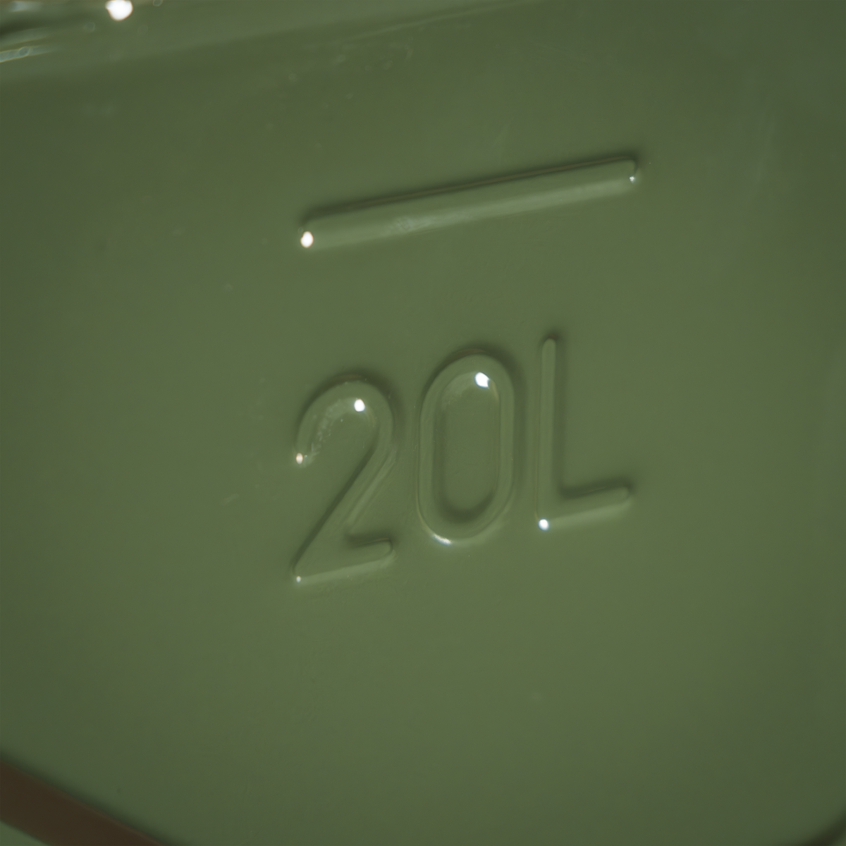 Screw Cap Metal Jerry Can 20L - Green JC20SCG